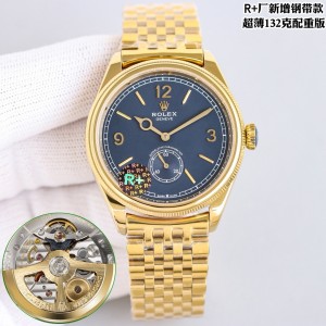 The 18K gold model from the Rolex Perpetual 1908 collection