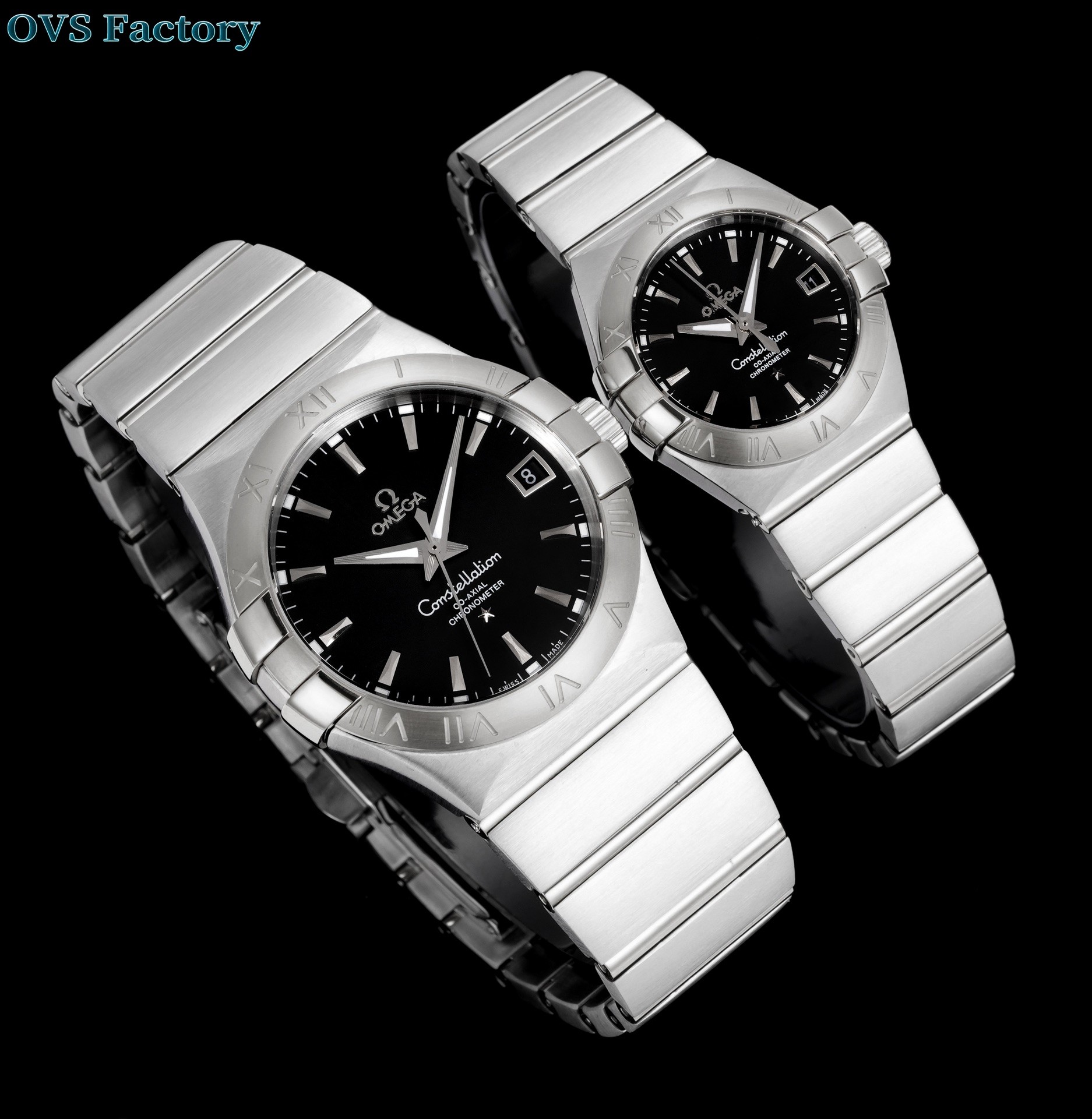 (OMEGA) Constellation Collection Men's and Women's Matching Watches