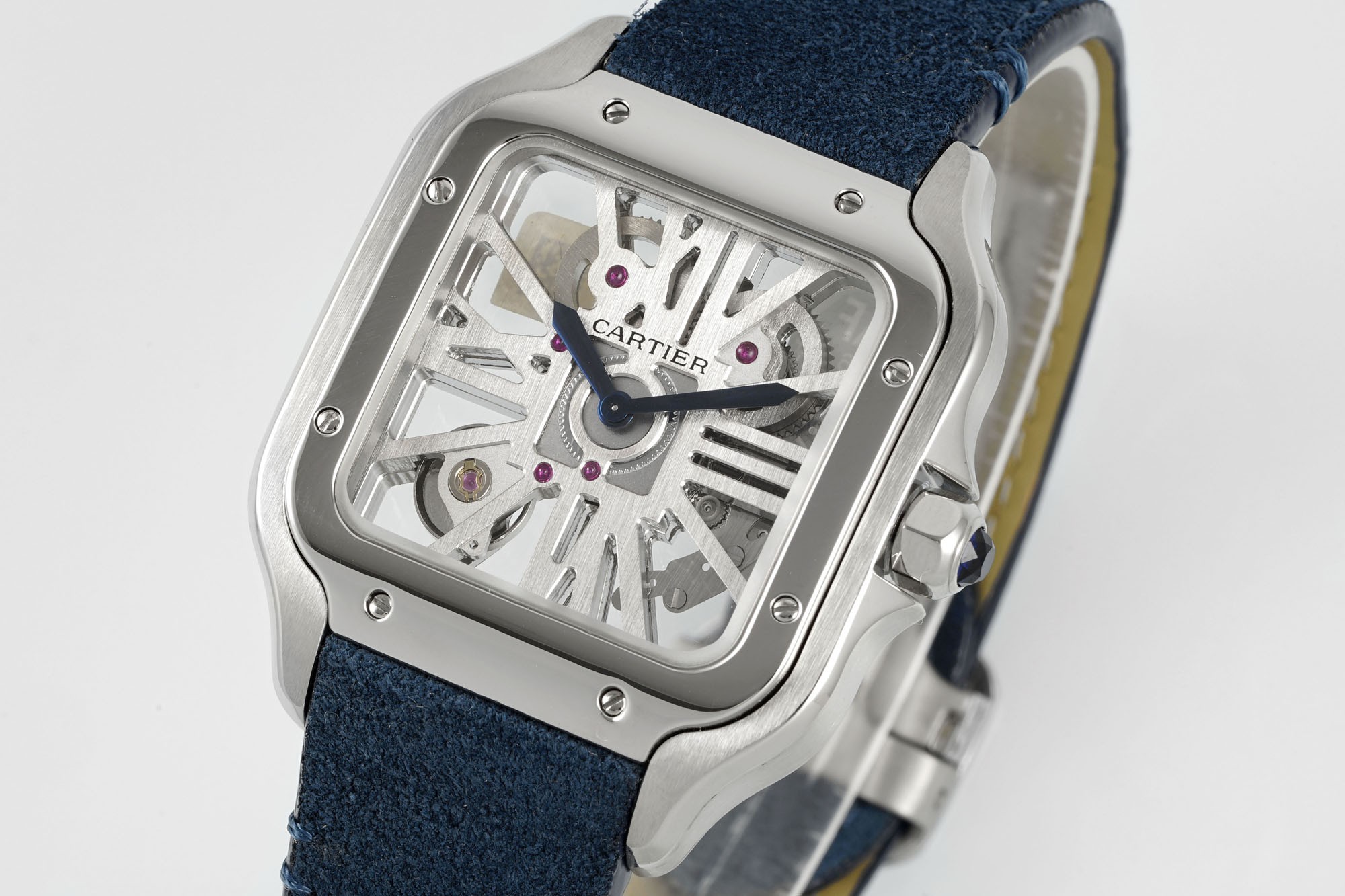 (Cartier) Santos de Cartier Skeleton Watch