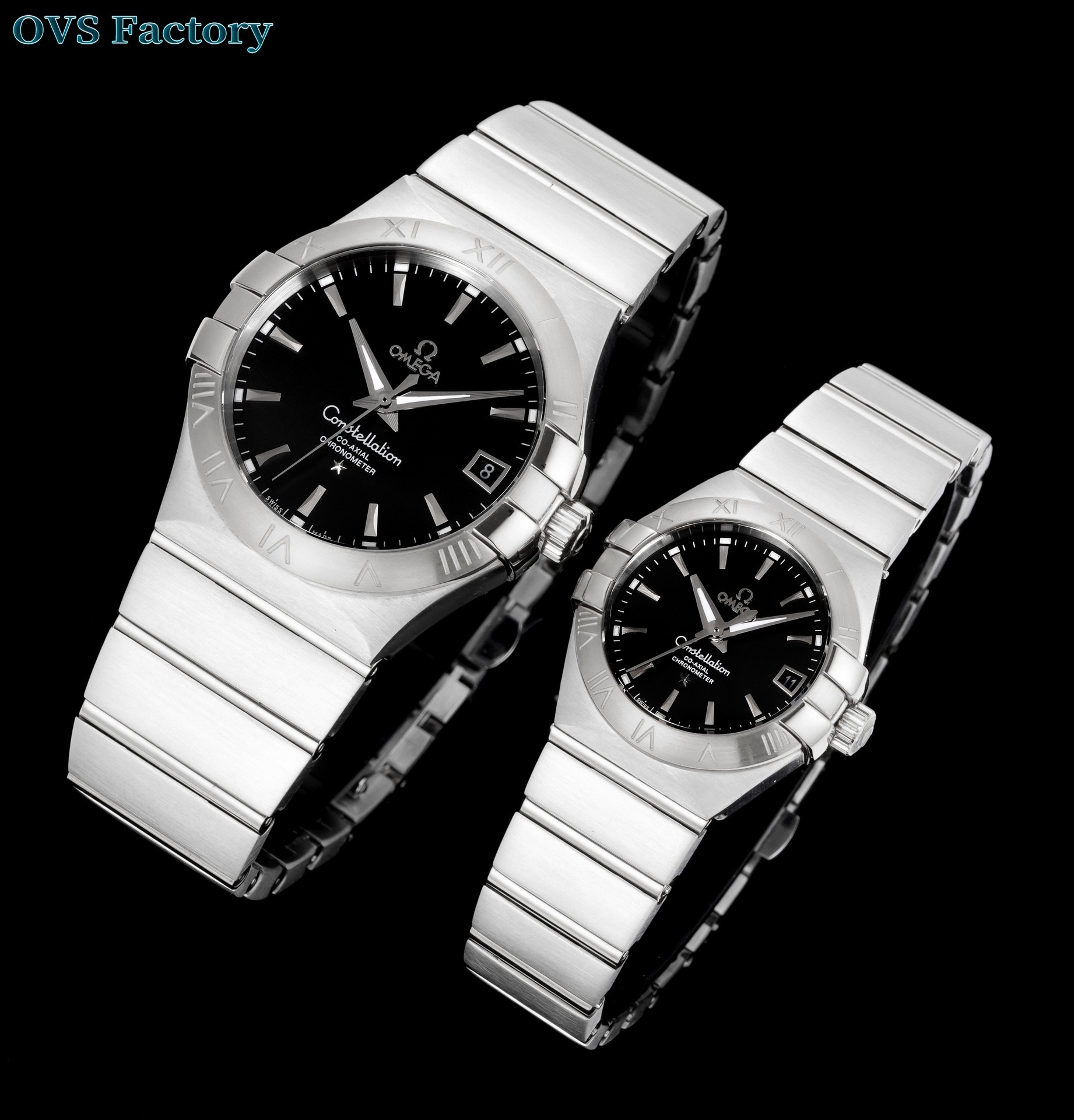 (OMEGA) Constellation Collection Men's and Women's Matching Watches