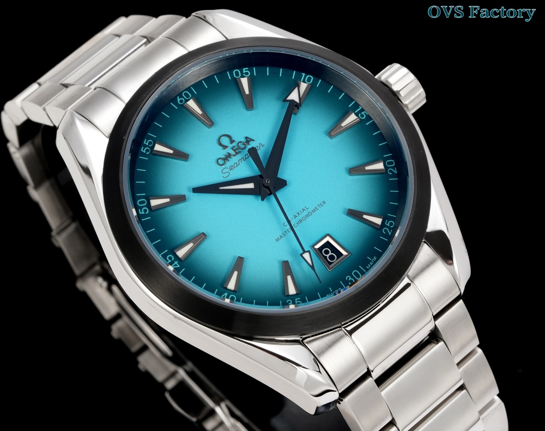 Omega Seamaster Aqua Terra 150m “Summer Blue” Gradient Blue Replica Watch.