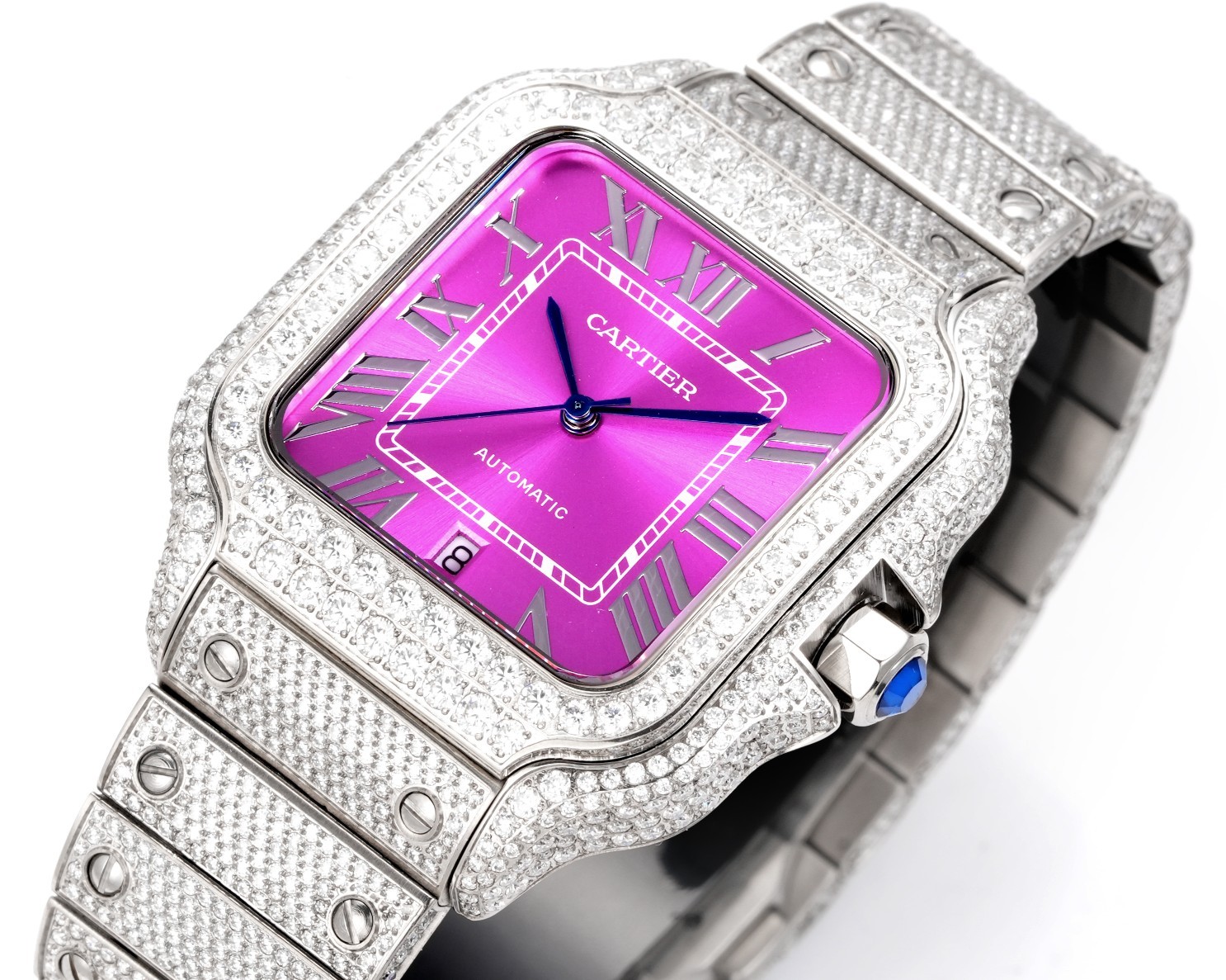 Large-sized watches from the Cartier Santos collection