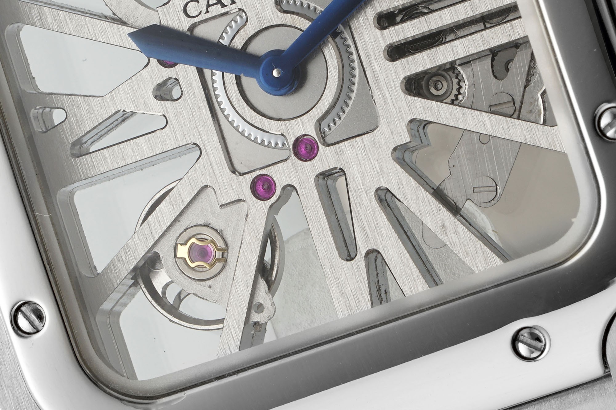 (Cartier) Santos de Cartier Skeleton Watch